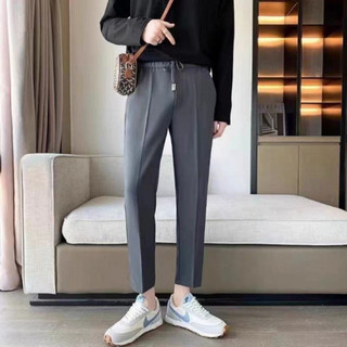 Quần âu nam cao cấp công sở Hàn Quốc ống suông dáng baggy nam ống rộng dáng âu phong cách ulzzang