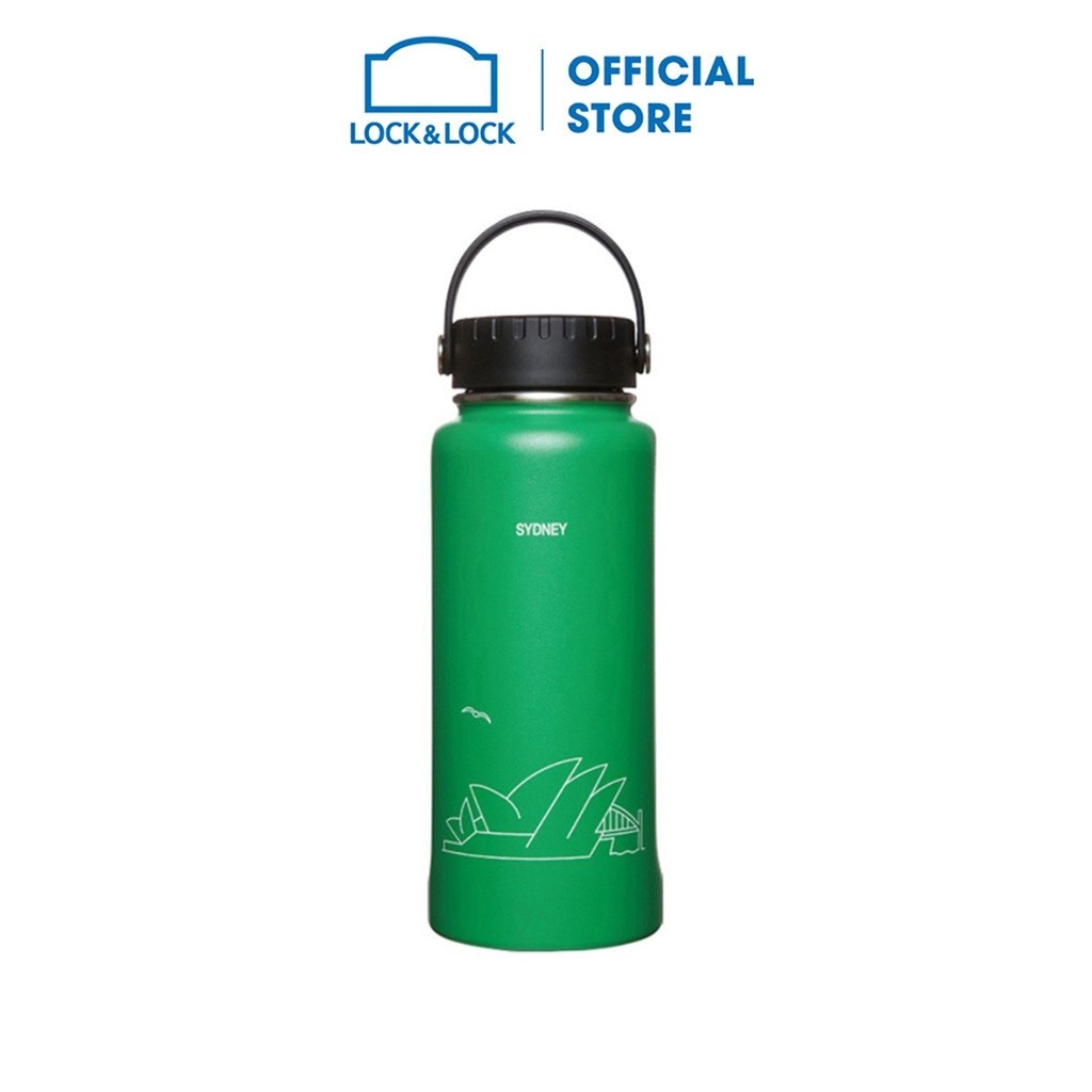 Bình giữ nhiệt Lock&Lock bằng thép không gỉ RigaTumbler (Sydney) 897ml - màu Green LHC4160GRN