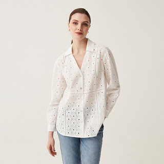 OVS - Áo Sơ Mi nữ-Camicia Sangallo White 1782688-1782688
