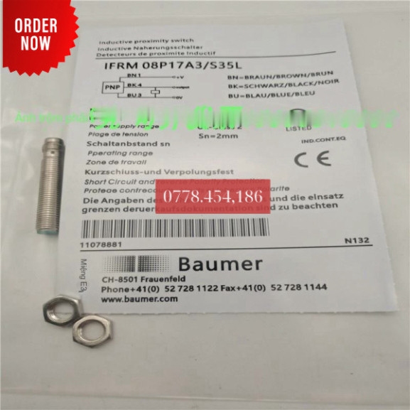 Cảm Ứng M8 Công Tắc Tiệm Cận Ifrm08p17a3/S35l Loại Phích Cắm PNP Thường Mở Cảm Biến Tại Chỗ