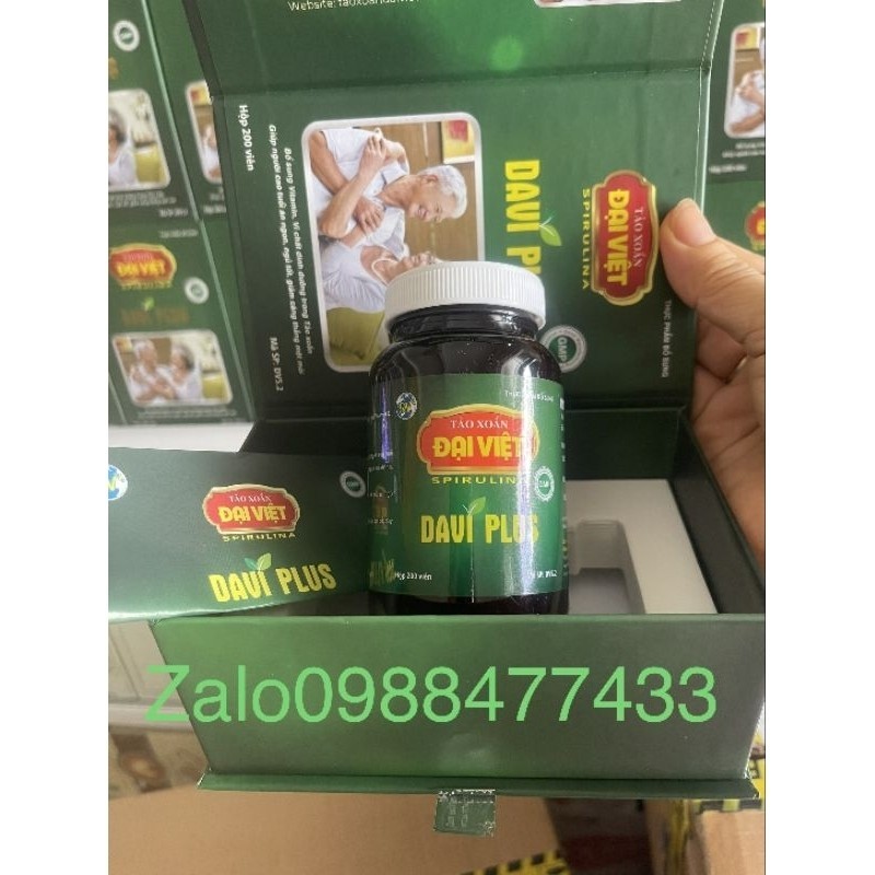 Tảo Xoắn Đại Việt Davi PLUS, tảo Spirulina