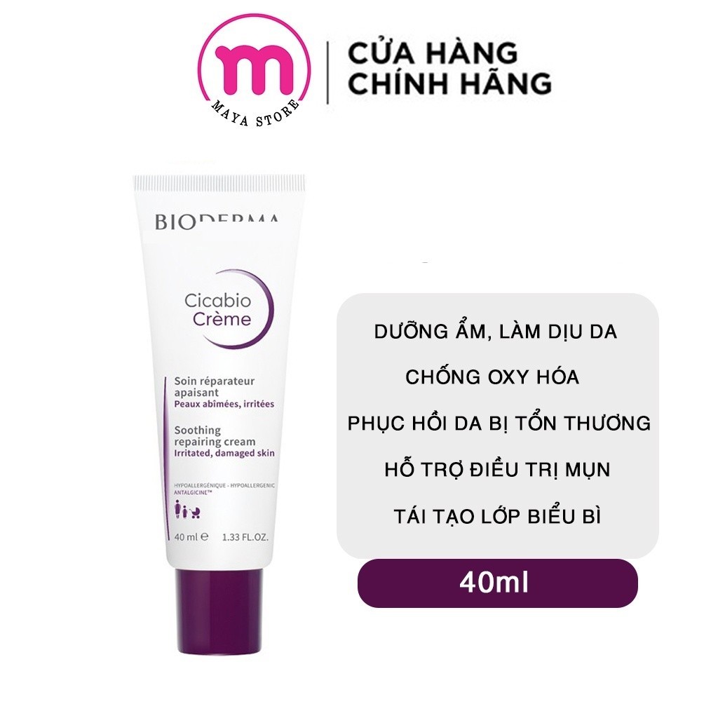 Kem dưỡng phục hồi da tổn thương Bioderma Cicabio Creme 40ML | BigBuy360 - bigbuy360.vn