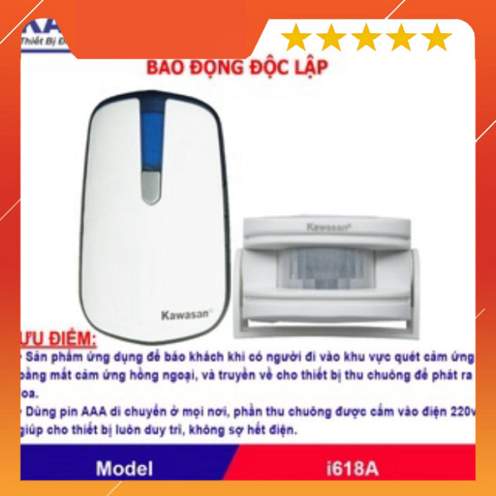 BÁO KHÁCH KHÔNG DÂY I618A KAWASAN