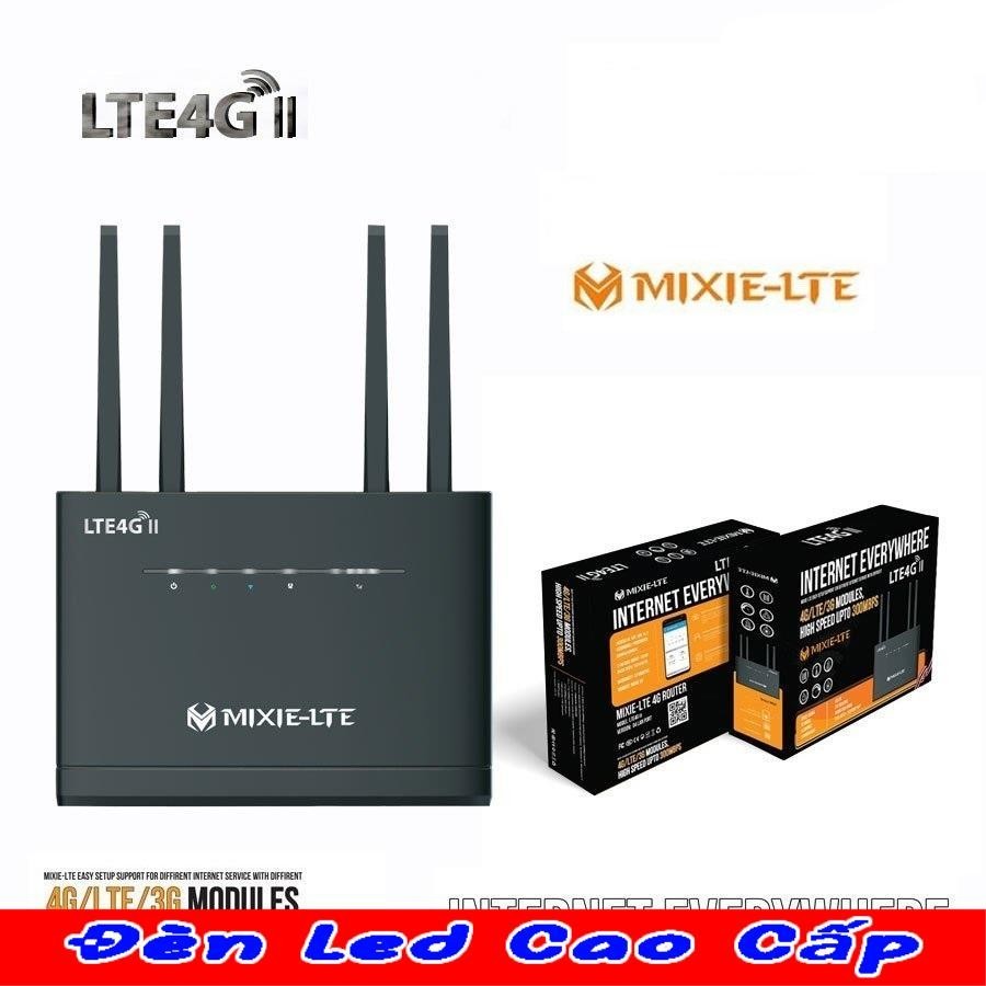 Router Wifi 4G LTE MIXIE II Chính hãng (4 Anten - 32 user - 4 Cổng Lan) Bảo hành 24 Tháng