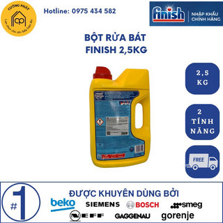 (Giá tốt nhất) Bột rửa bát Finish 2,5kg [có tách lẻ]