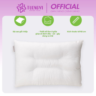 Ruột gối Everon thư giãn cổ 45*65 Micrelax dành cho người đau mỏi cổ, vai gáy, không dùng được gối cao