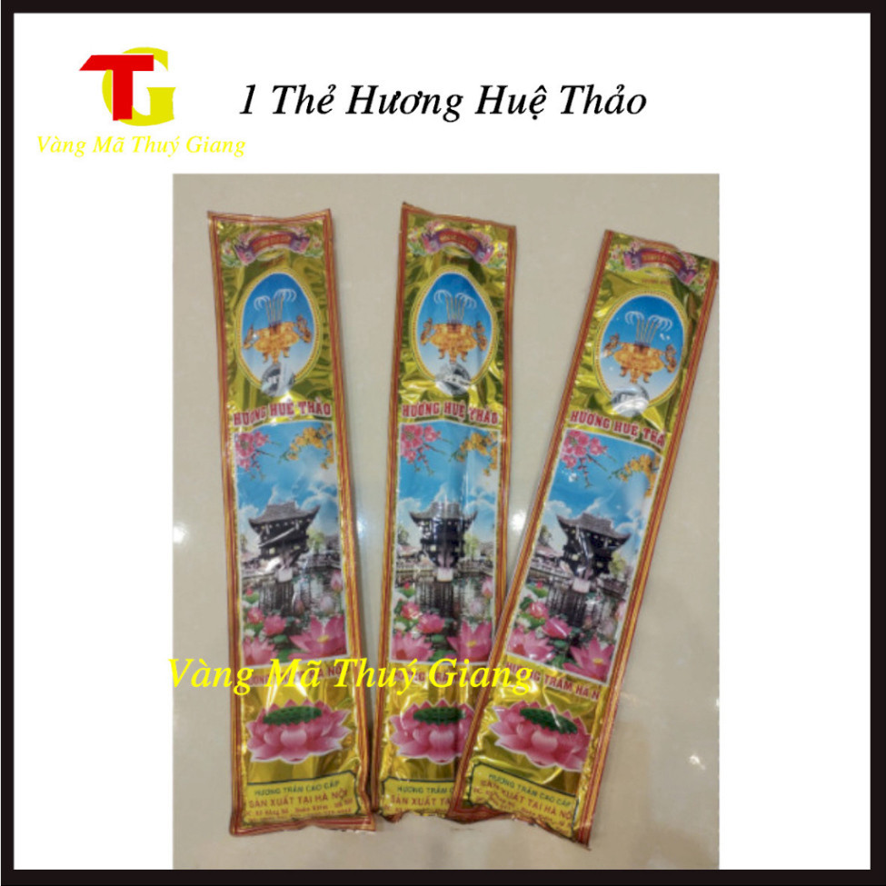 1 thẻ hương cuộn tàn - Vàng Mã - Tiệm Dép Cao Cấp