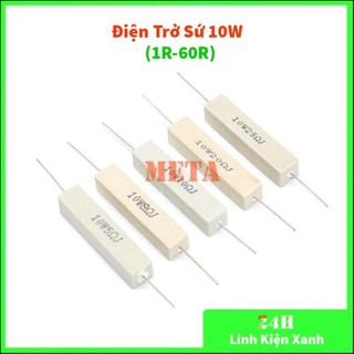 Điện trở sứ 10w sai số 5% - điện trở công suất 10w giá trị 1r đến 60r
