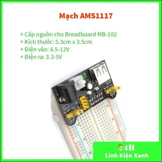 Mạch ams1117 cấp nguồn cho bo test mb-120 3v3-5v