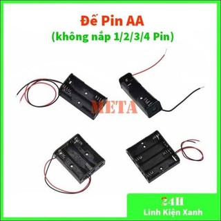 Đế pin aa không nắp 1/2/3/4 pin - đế 1 pin aa, đế 2 pin aa, đế 3 pin aa, đế 4 pin aa pin