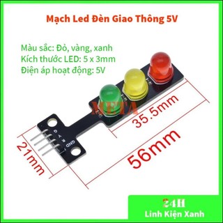 Mạch led đèn giao thông 5v