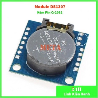 Module thời gian thực rtc ds1307 + at24c32 kèm pin cr2032