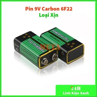 Pin 9v carbon 6f22 loại xịn - thân thiện với môi trường