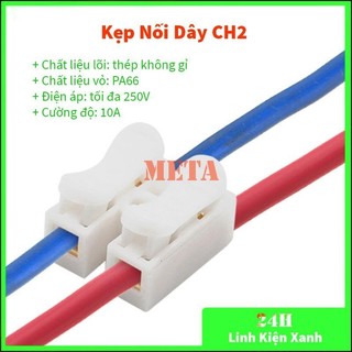 Gói 20 cái kẹp nối dây ch2 - cút nối dây ch-2