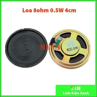 Loa 8ohm 0.5w đường kính 4cm