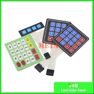 Bàn phím dán keyboard - ma trận bàn phím - bàn phím ma trận 1x4, 3x4, 4x4, 5x4