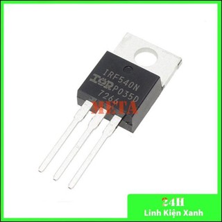 Mosfet kênh n irf540 irf540n 33a/100vdc to-220