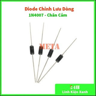 Diode chỉnh lưu dòng 1a/1200v 1n4007 in4007 do-41 chân cắm dip 4007