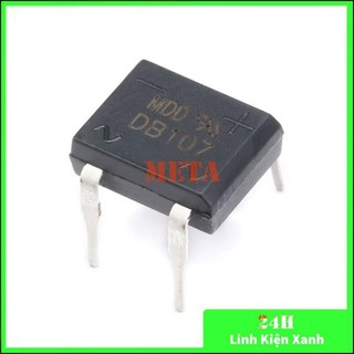 Diode cầu chỉnh lưu db107 1a 1000v dip 4 chân cắm