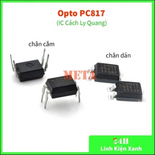 Opto pc817 dip4 - ic cách ly quang chân cắm/chân dán