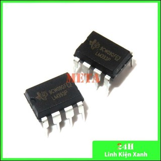 Lm393 dip 8 ic so sánh điện áp