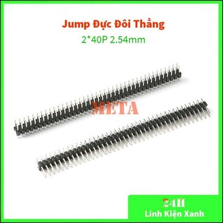 Jump đực đôi 2.54mm 2x40p chân thẳng