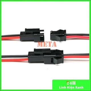 Cặp dây kết nối sm 2p 2.54mm, dây kết nối 2p, jack kết nối sm, jack kết nối 2p - dây dài 20cm