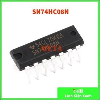 Sn74hc08n dip 14 chân cắm - sn74hc08 74hc08 hc08 7408