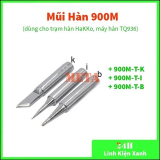 Mũi hàn 900m dùng cho dòng trạm hàn hakko, tq936 936, 936a, 937 - mũi loại xịn