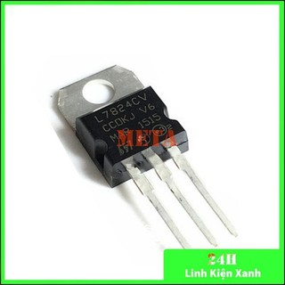 Ic ổn áp nguồn 24v 7824 l7824 l7824cv lm7824 7824cv 1.5a to-200 chân cắm