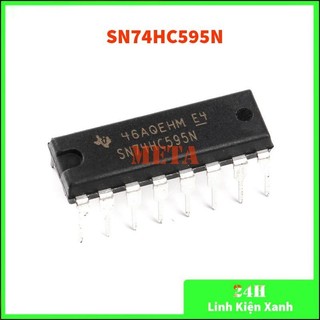 Sn74hc595n dip 16 chân cắm - sn74hc595 74hc595 hc595 74595