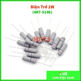 Điện trở công suất 2w sai số 5% giá trị từ 1r-510k