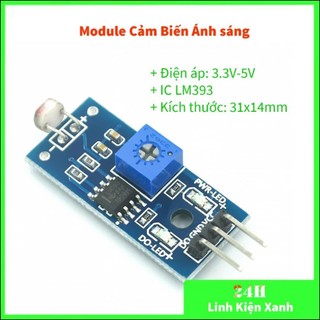 Module Cảm Biến Ánh Sáng, cảm biến cảm quang, cảm biến quang trở