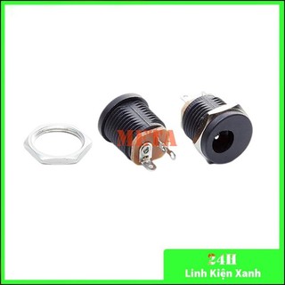Jack dc cái 5.5x2.1mm có ốc vặn