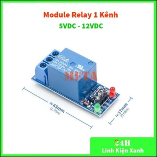 Module relay 1 kênh 5-12v, relay 1 kênh 5v dc, relay 1 kênh 12v dc