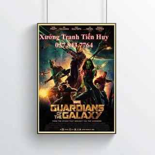 Poster Phim Vệ Binh Dải Ngân Hà - Áp phích, Decal trang trí phòng Guardians of the Galaxy