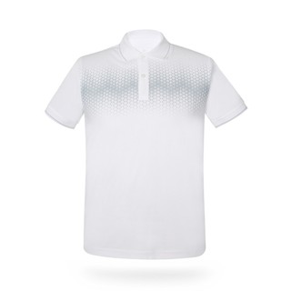 Áo thun polo nam khatoco màu trắng mã a2mn458r2-cnin437-2512-n