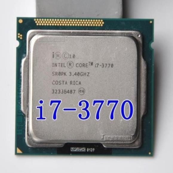 vi xử lý intel i7 3770 socket 1155 hàng đẹp. bảo hành 1 tháng sử dụng TINGREEN