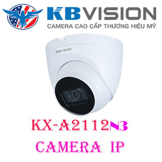 Camera ip dome kbvision kx-a2112n3 hồng ngoại 2.0 megapixel - hàng chính hãng