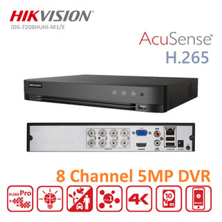 Đầu ghi 8 kênh tvi analog 8mp hikvision ids-7208huhi-m1/e hỗ trợ camera lên 8mp - bảo hành chính hãng 24 tháng