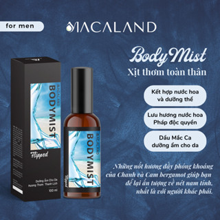  Body Mist xịt thơm body MACALAND 35ml 100ml hương FLIPPED cho nam dưỡng ẩm cho da lưu hương lâu 