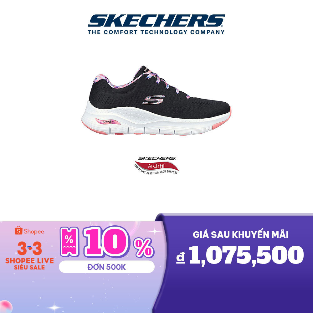 Skechers Nữ Giày Thể Thao Sport Arch Fit - 149773-BKMT  (Skechers_Live)