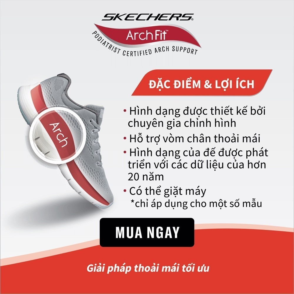 Skechers Nữ Giày Thể Thao Sport Arch Fit - 149773-BKMT  (Skechers_Live)