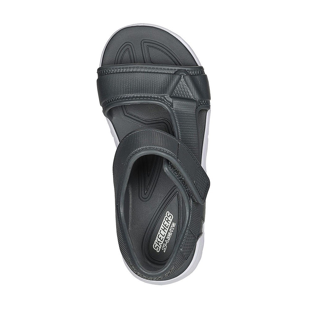 Skechers Bé Trai Xăng Đan Thường Ngày, Đi Học Foamies Hypno-Splash Sun Breaks - 406705L-CHAR (Skechers_Live)