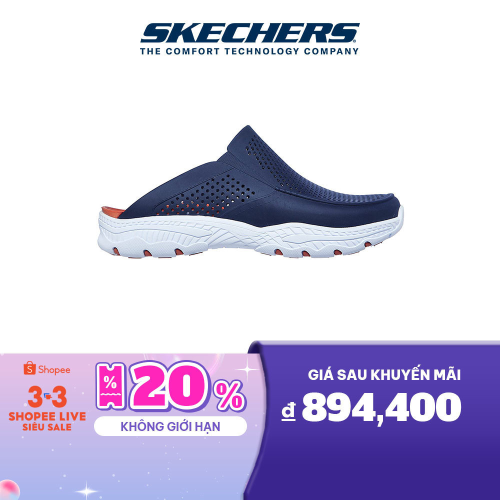 Skechers Nam Dép Bít Mũi Đi Học, Đi Làm Foamies Creston Ultra - 243100-NVY (Skechers_Live)