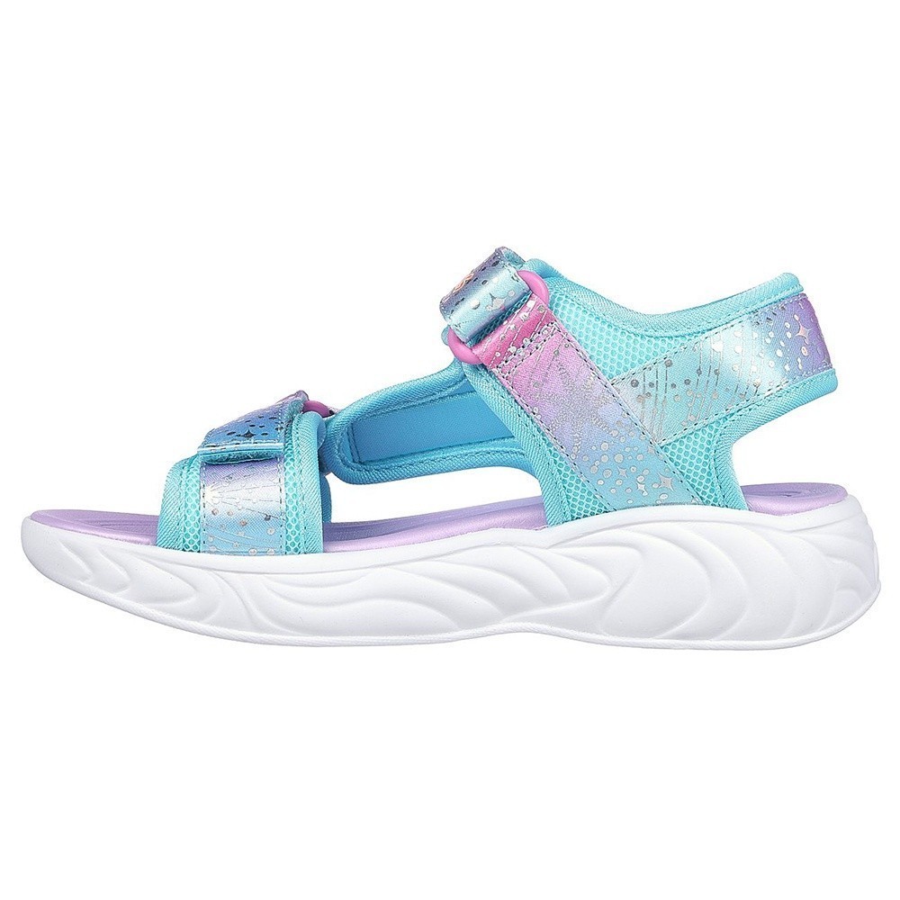 Skechers Bé Gái Xăng Đan Thường Ngày, Đi Học S-Lights Unicorn Dreams Explorer - 302682L-PRMT