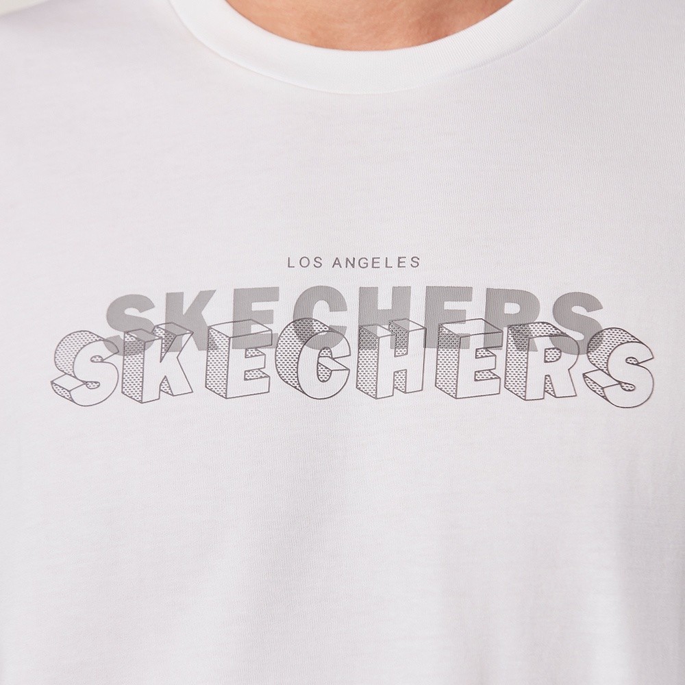 Skechers Unisex Áo Thun Tay Ngắn Tập Gym, Thường Ngày, Đi Học, Đi Làm - SL22Q4M298-0019