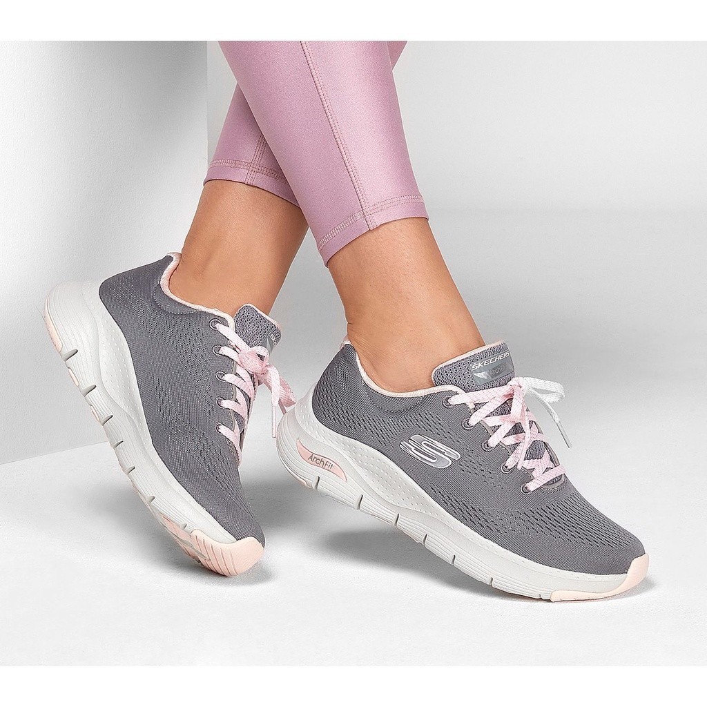 Skechers Nữ Giày Thể Thao Tập Gym, Thường Ngày, Đi Học, Đi Làm Arch Fit - 149057-GYPK (Skechers_Live)