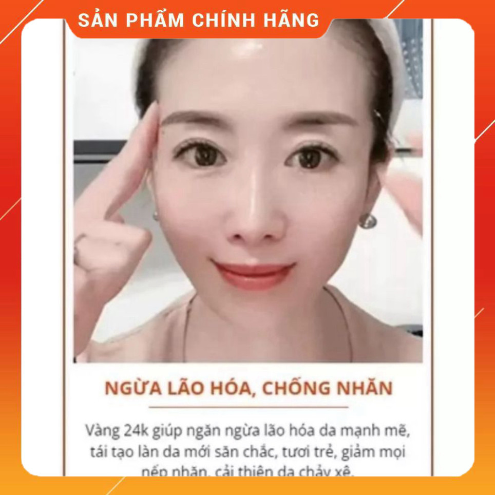 {chính hãng} Mặt nạ lột Vàng 24k Huasurv Cấp ẩm, dưỡng trắng, trẻ hóa da, chống nám sạm