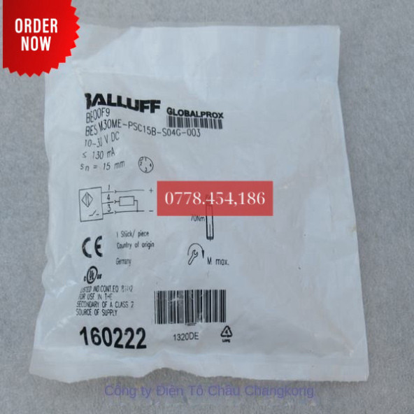 Cảm Biến Baluff Hoàn Toàn Mới Bes00f9 M30ME-PSC15B-S04G-003 Bes00f9